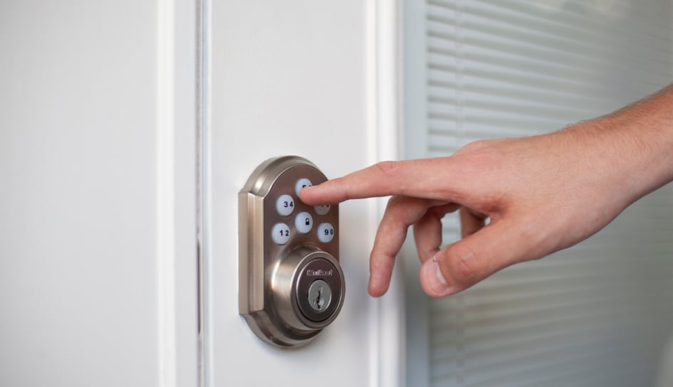 ADT smartlock on a Lexington home